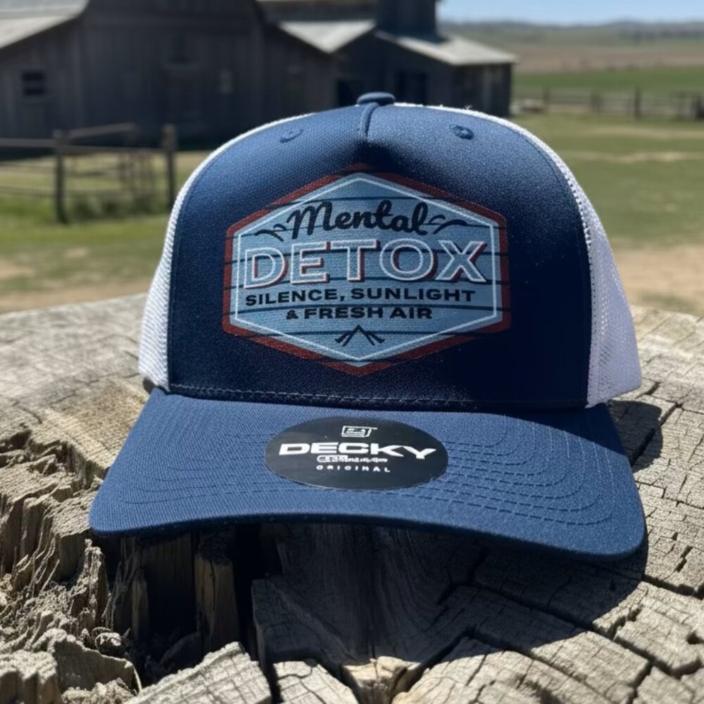 Mental Detox (Silence, Sunlight & Fresh Air) Trucker Hat